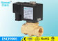 Normal Opened Solenoid Control Valve Fast Respond FKM Seal For Air Compressor